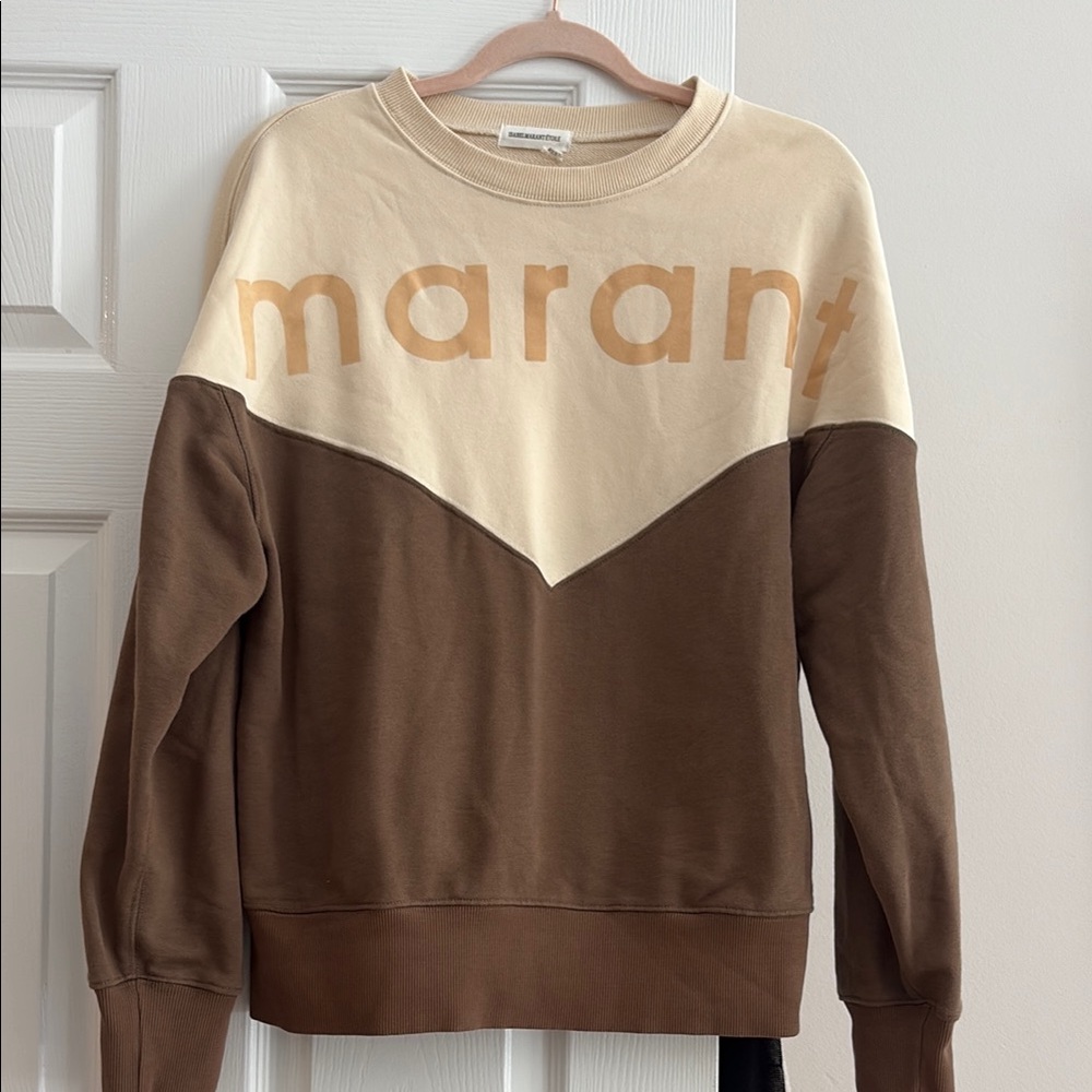 Isabel Marant Brown and Cream Sweatshirt